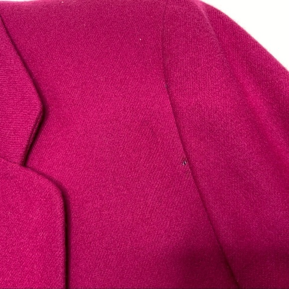 PENDLETON 100% wool blazer.Petite. dark pink. - Picture 5 of 5